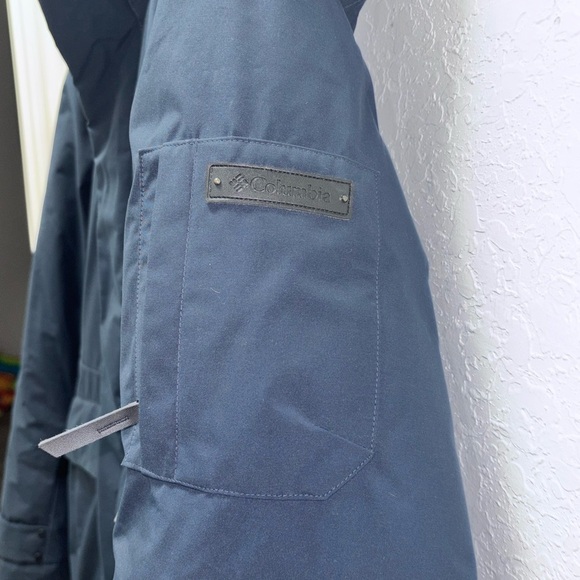 Columbia Navy Blue Winter Jacket Turbo down - Picture 4 of 13